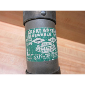 Great Western Fuse 76200 Fuse 200A 250VAC (Pack of 2) - Used