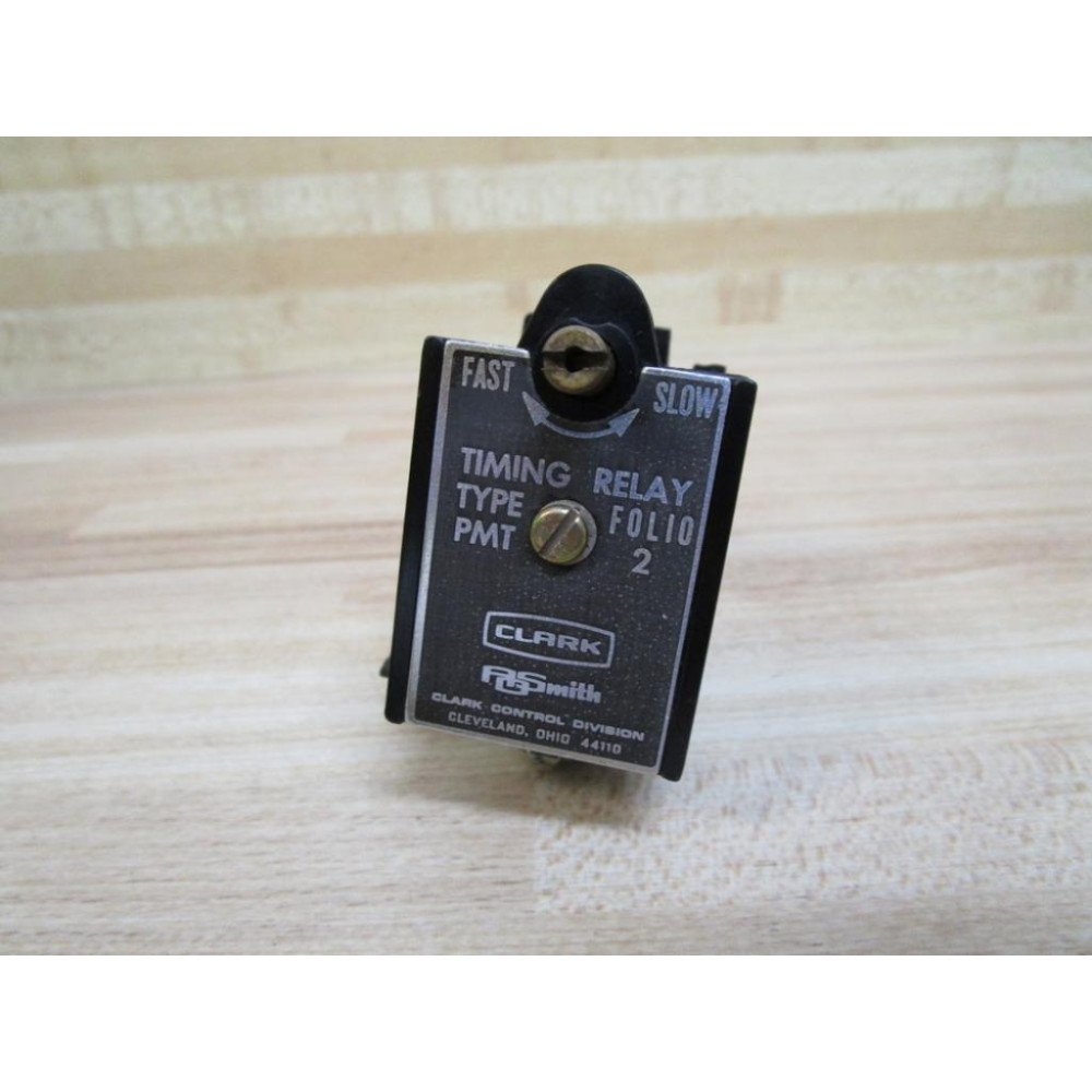 Joslyn Clark PMT FOLIO 2 PMTFOLIO2 Timing Relay - Used
