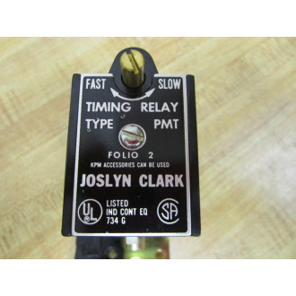 Joslyn Clark PMT FOLIO 2 PMTFOLIO2 Timing Relay - Used