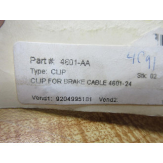 Toyota 4601-24 Parking Brake Cable 4601-AA - New No Box