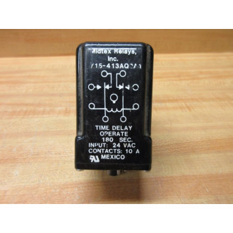 Midtex 715-413AQ0A1 Time Delay Relay 715-413AQOA1 - Used