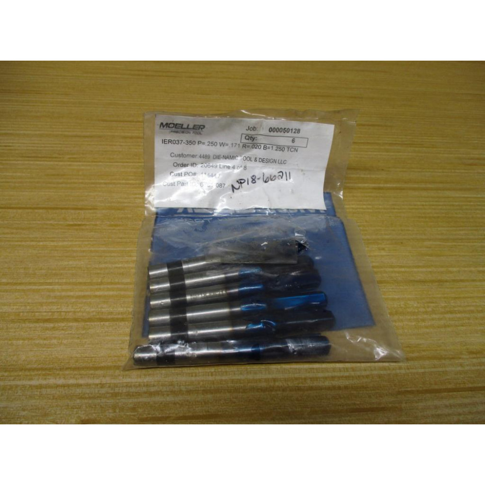 Moeller IER037-350 Square Call Lock Punch 6781-087 (Pack of 6)