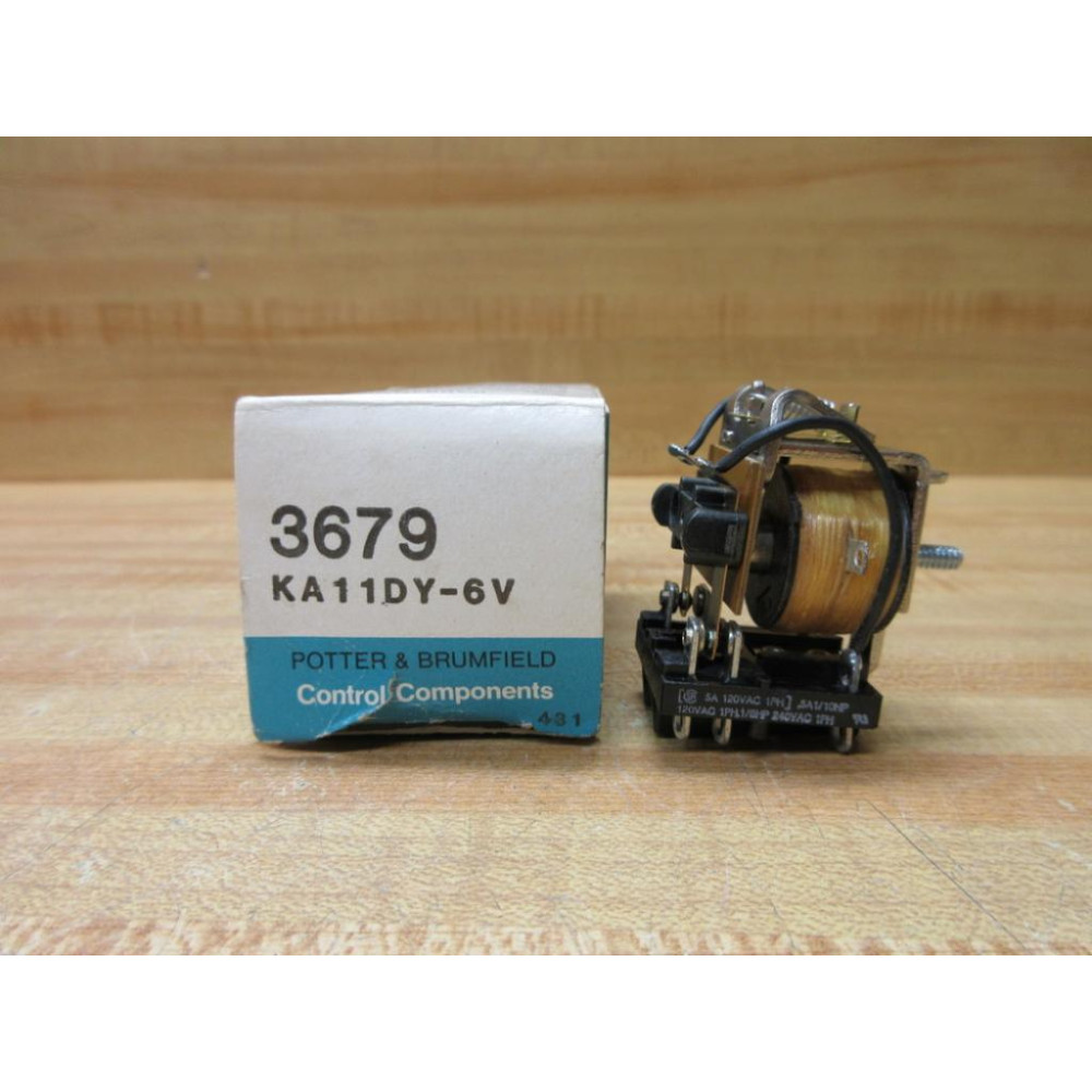 Potter & Brumfield KA11DY-6VDC Relay KA11DY-6V DC