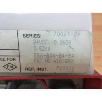 Wheelock 7002T-24 Safety Alarm Horn BSA-804-84-SA 24 VDC - Used