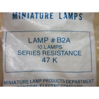 General Electric B2A GE Miniature Lamp Light Bulbs (Pack of 10)
