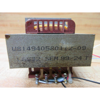 Schneider Telemecanique W814940580112-09 Transformer - Refurbished