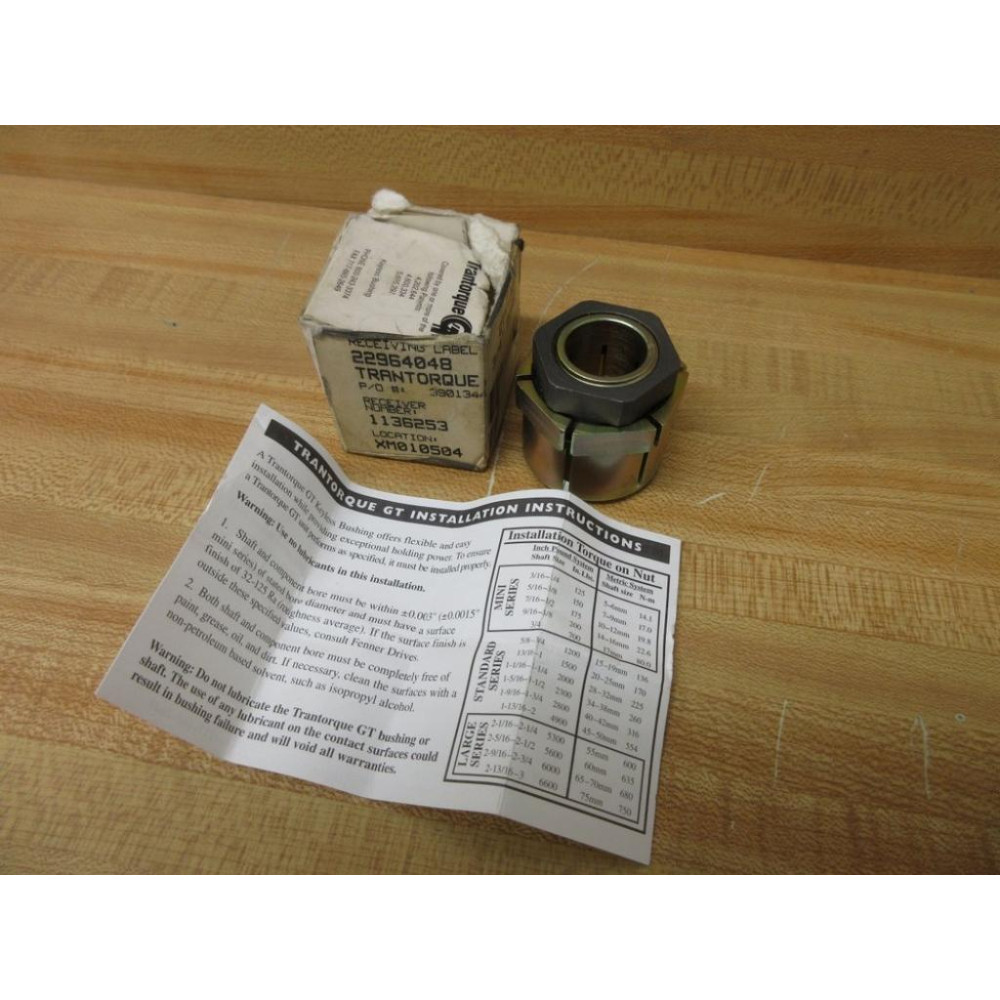 Trantorque 22960-048 Keyless Bushing 22960048