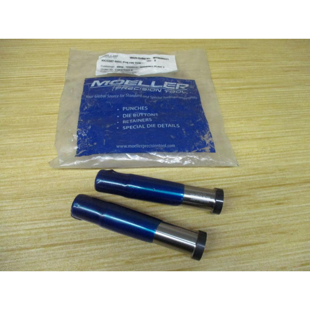 Moeller Precision Tools XICC087-500C RoundBall Lock Punch 5662-086 (Pack of 2)