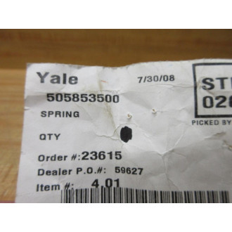 Yale 505853500 Spring FT8 (Pack of 4)