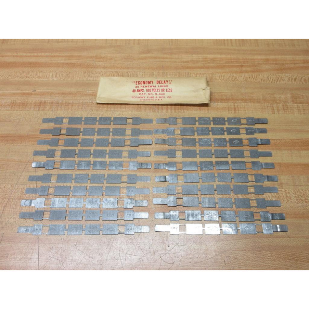 Economy Fuse R-640 Renewal Links 40A-600V (Pack of 20)