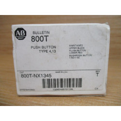Allen Bradley 800T-NX1345 Dual Push Button Assembly Ser. T