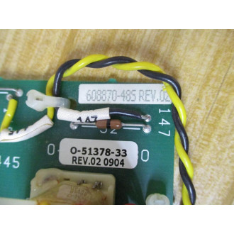 Reliance 0-51378-33 Gate Coupling Card 608870-485 - Refurbished