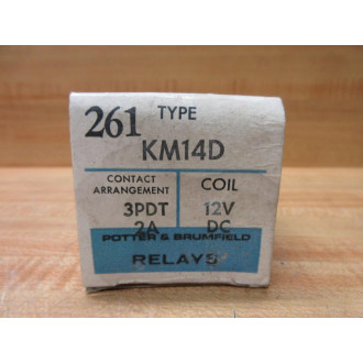 Potter & Brumfield KM14D-12V DC Relay KM14D-12VDC
