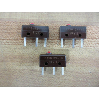 Microswitch 111SM124-H2 Microswitch 111SM124H2 (Pack of 3) - New No Box