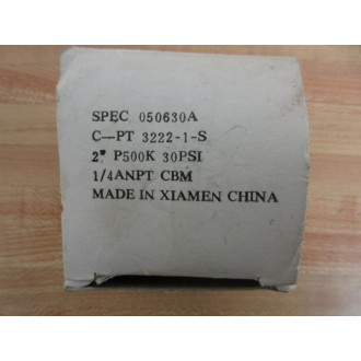 Ametek 050630A Guage 0-30 PSI 2" P500K