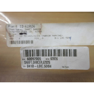 ID Technologies 62026B Markor Marking Dancer Shaft 62026