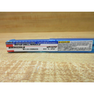 Mitsubishi Materials MWS0220LB Solid Carbide Drill VP15TF