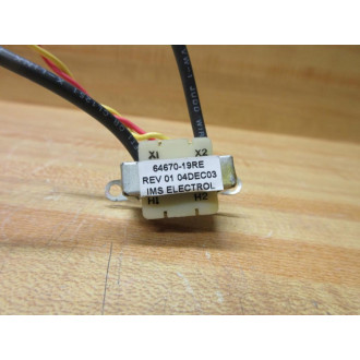 IMS Electrol 64670-19RE Transformer 6467019RE - Used