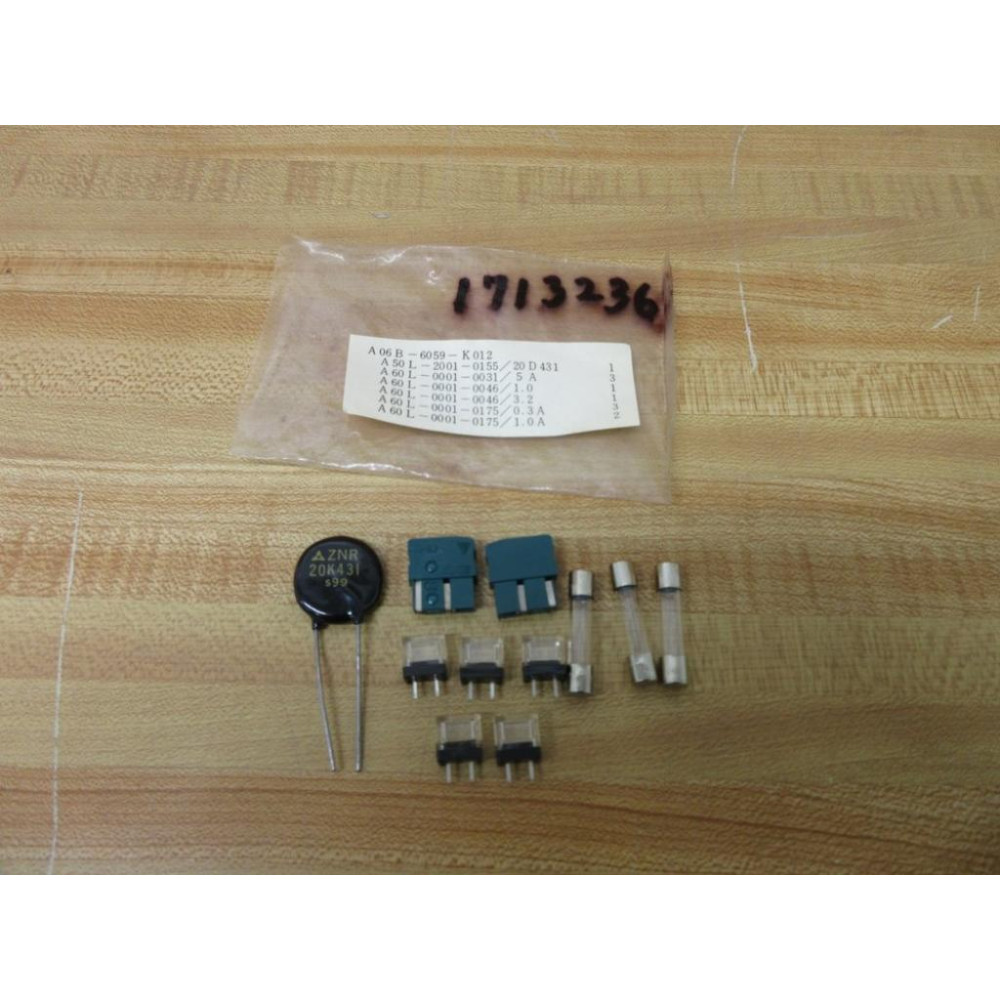 Fanuc A06B-6059-K012 Fuse Kit 1713236 - New No Box