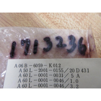 Fanuc A06B-6059-K012 Fuse Kit 1713236 - New No Box