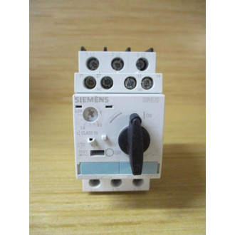 Siemens 3RV1021-1DA10 Circuit Breaker 3RV10211DA10 W 3RV1901-1E - Used