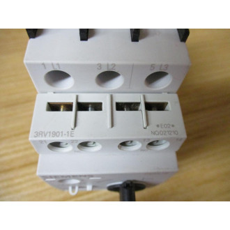 Siemens 3RV1021-1DA10 Circuit Breaker 3RV10211DA10 W3RV1901-1E - New No Box