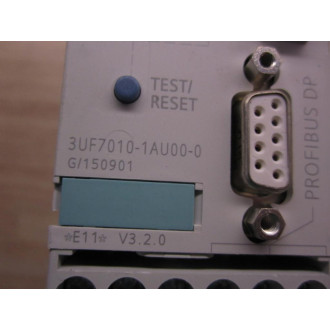 Siemens 3UF7010-1AU00-0 Relay Motor Control wo Terminal Ends - Used