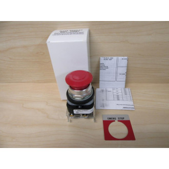 Allen Bradley 800T-FX6A1 Push Button 2-Pos W800T-XD1, XD4 & Legend