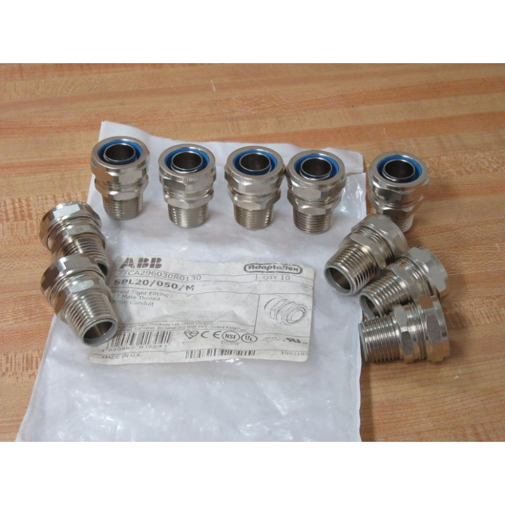 ABB SPL20050M Liquid Tight Fitting SPL20050M (Pack of 10)