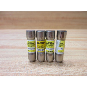 Buss LP-CC-6 Bussmann Fuse Cross Ref 1CX63 (Pack of 4) - New No Box
