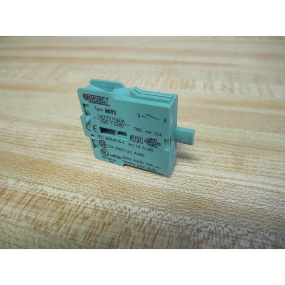 Schlegel MTI Auxiliary Contact Type MT1 - New No Box