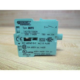 Schlegel MTI Auxiliary Contact Type MT1 - New No Box