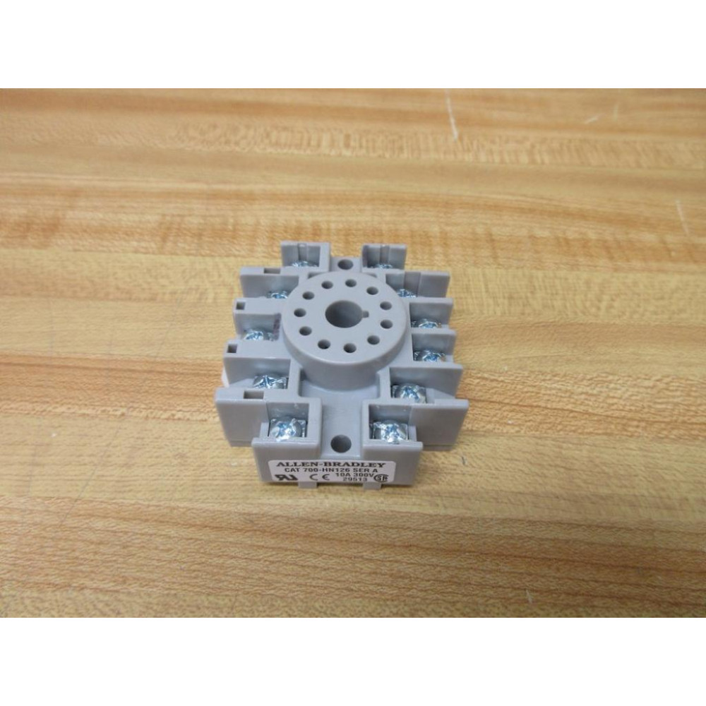 Allen Bradley 700-HN126 Relay Socket 11 Pin 10A 300V Gray - New No Box