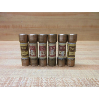 Buss KAB-2 Bussmann Fuse Cross Ref 1DF96 (Pack of 6) - New No Box