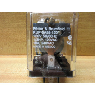 Potter & Brumfield KUP5A55-120V AC Relay KUP5A55-120VAC