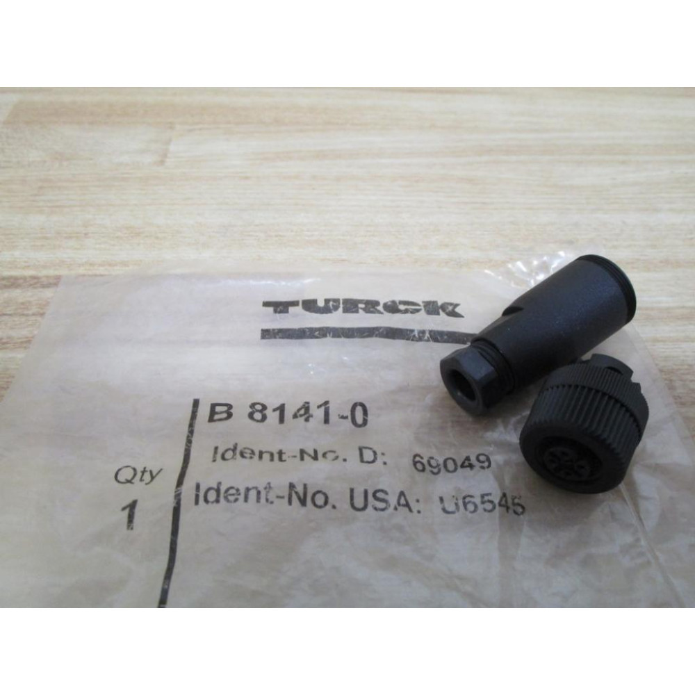 Turck B-8141-0 B81410 Receptacle  U6545