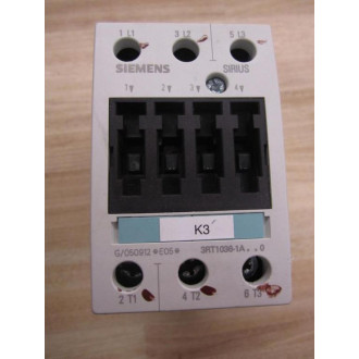 Siemens 3RT1036-1AK60 Contactor 3RT10361AK60 - Used