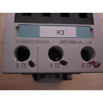 Siemens 3RT1036-1AK60 Contactor 3RT10361AK60 - Used