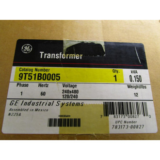 General Electric 9T51B0005 Transformer