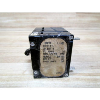 Airpax UPG111-21497-1 Circuit Breaker UPG111214971 - Used