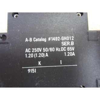 Allen Bradley 1492-GH012 Circuit Breaker 1492GH012 1.20A - New No Box