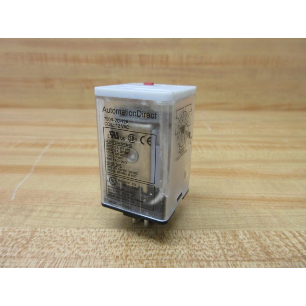 Automation Direct 750R-2C-12A Relay 750R2C12A - Used