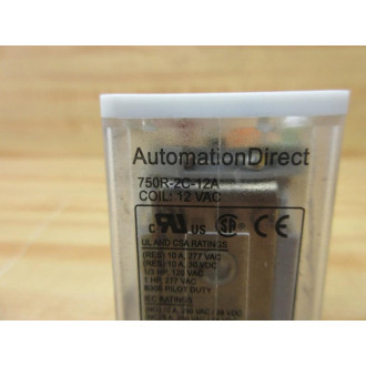 Automation Direct 750R-2C-12A Relay 750R2C12A - Used