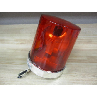 Federal Signal 121S Signal Vita Lite Light Series B1 Red Light - Used