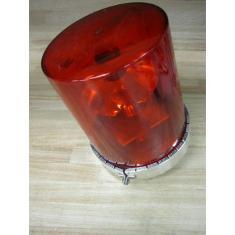 Federal Signal 121S Signal Vita Lite Light Series B1 Red Light - Used