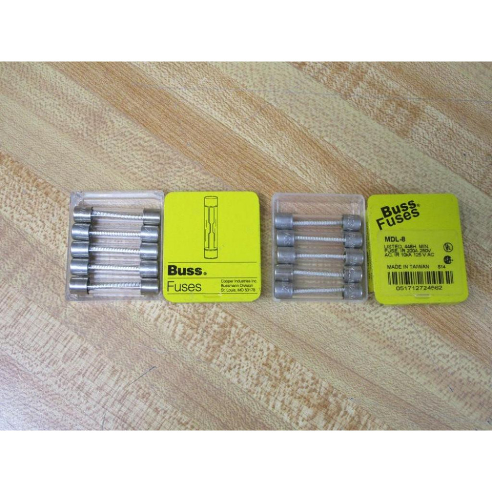 Bussmann MDL-8 Bussmann Fuse Cross Ref 4XH64 Wirewound Element (Pack of 10)
