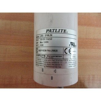 Patlite LR5-01WJN Stack Light LR501WJN - Used