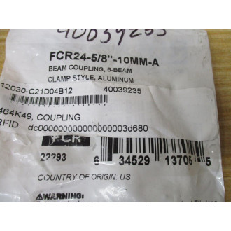Reuland FCR24-58"-10MM-A Beam Coupling FCR245810MMA