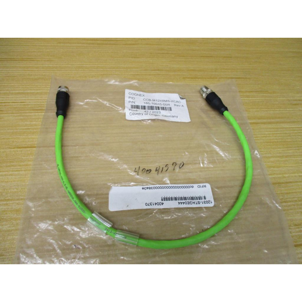 Cognex CCB-M12X8MS-XCAC Ethernet Cable Adapter 185-10015-05R