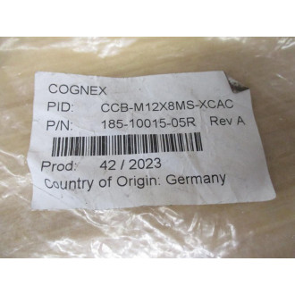 Cognex CCB-M12X8MS-XCAC Ethernet Cable Adapter 185-10015-05R